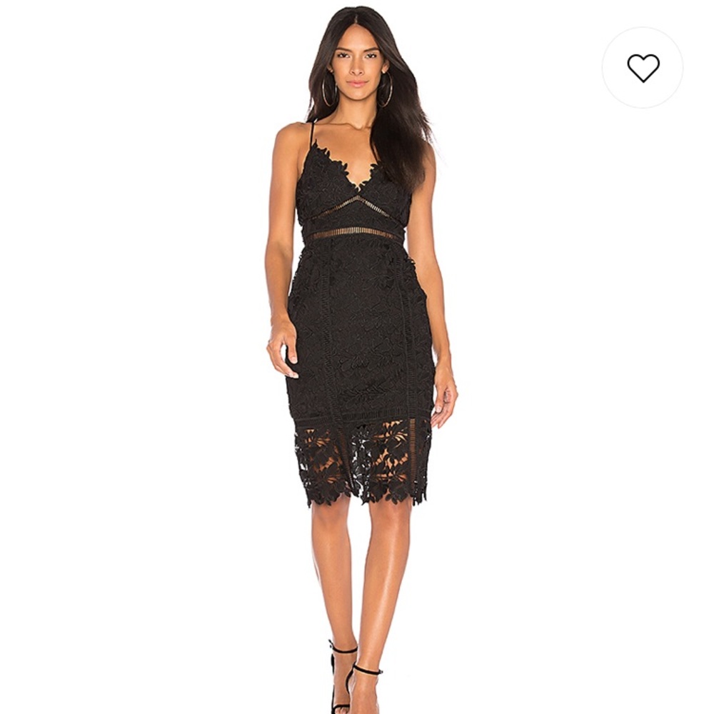 Bardot Botanical Lace Dress